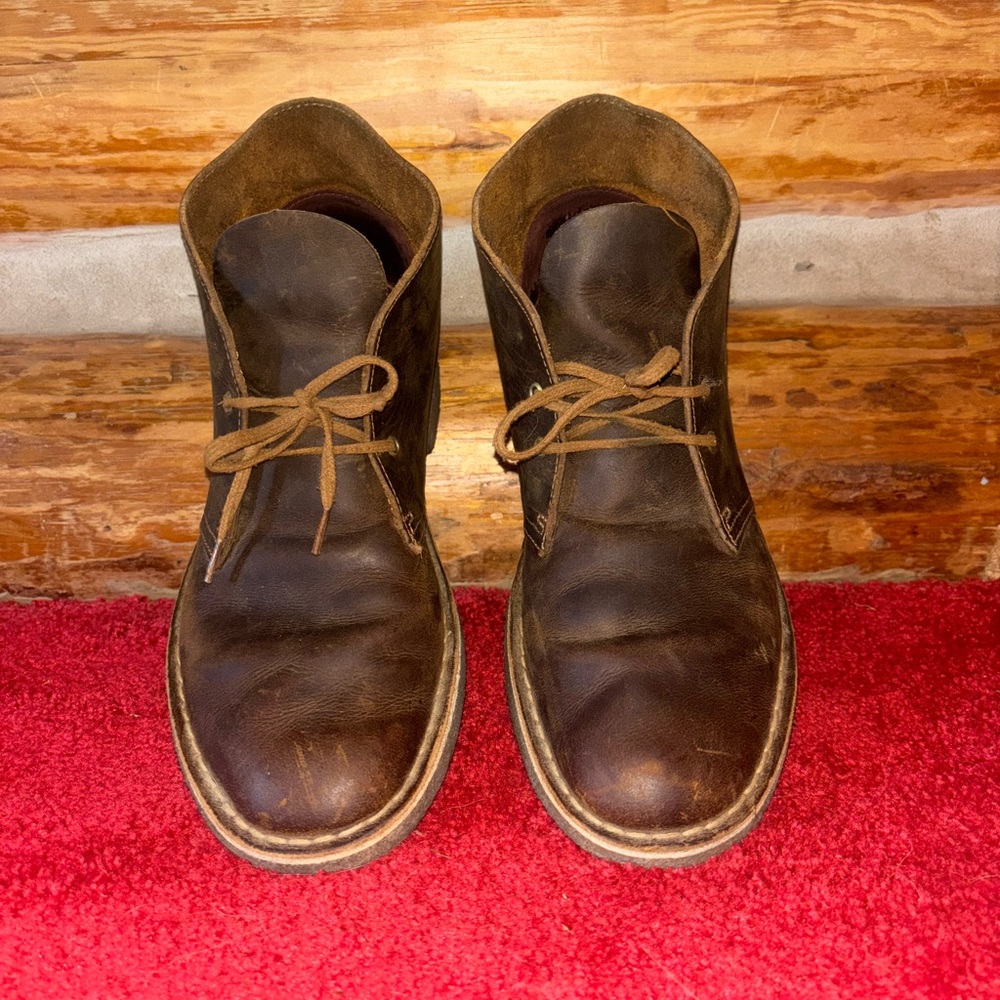 Clarks Dark Brown Chukka Boots